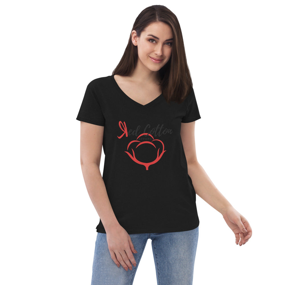 Red Cotton Apparel Women T-Shirt