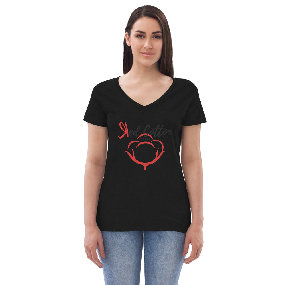 Red Cotton Apparel Women T-Shirt