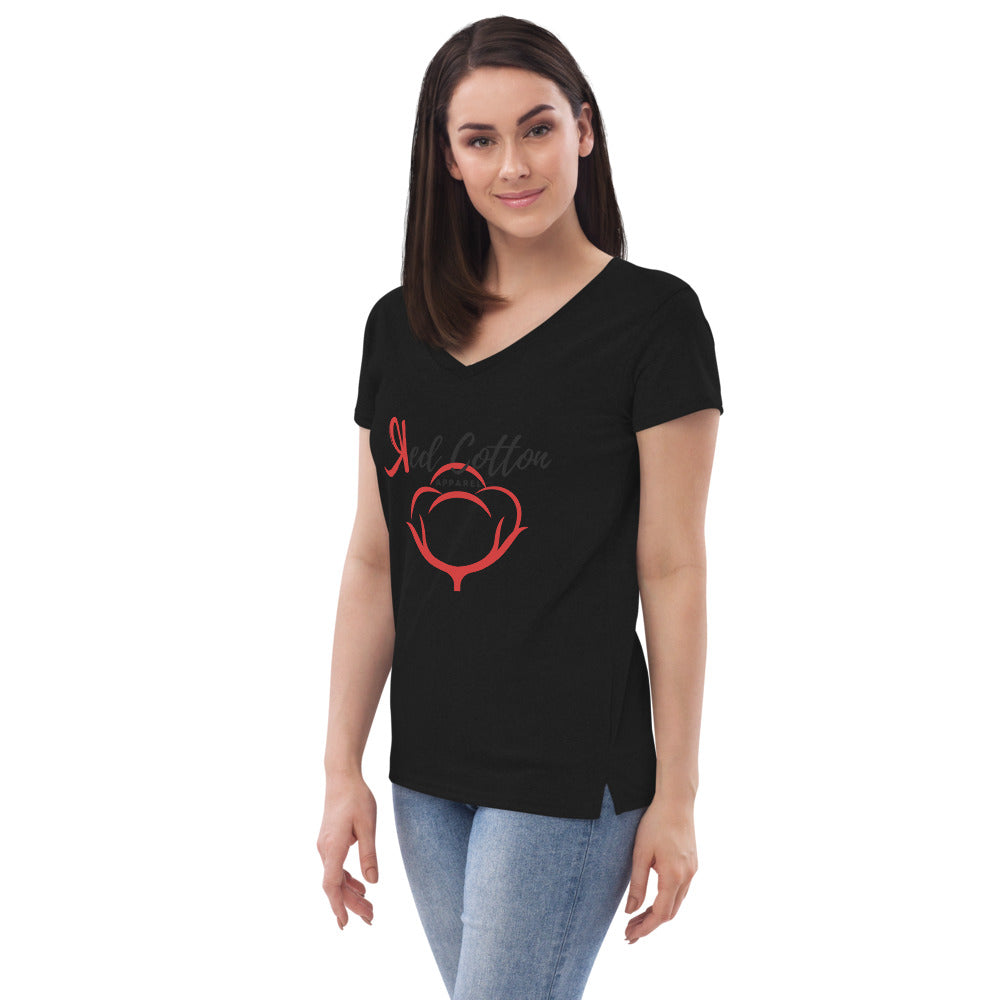 Red Cotton Apparel Women T-Shirt