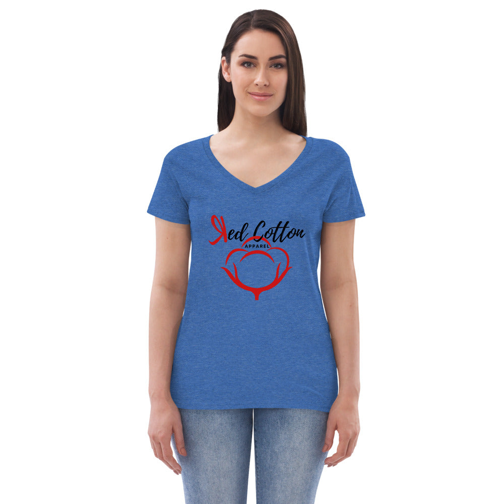 Red Cotton Apparel Women T-Shirt