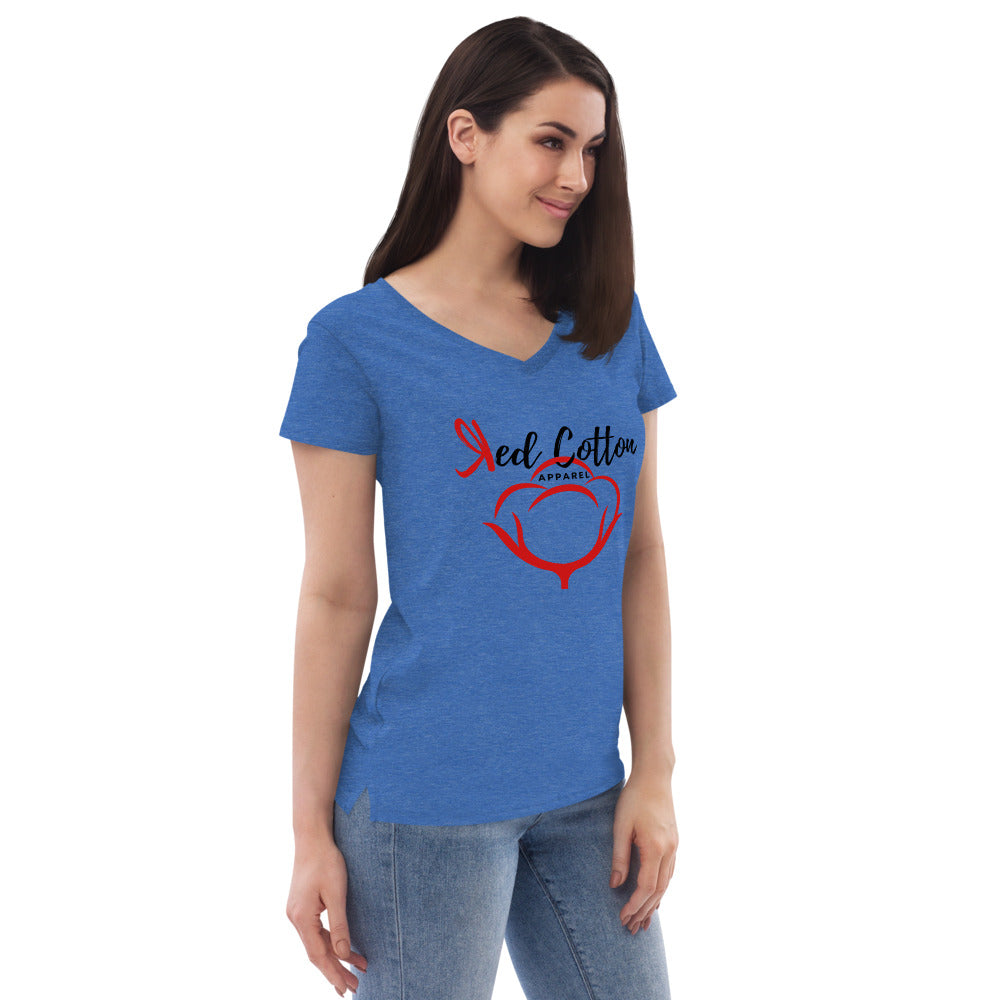 Red Cotton Apparel Women T-Shirt