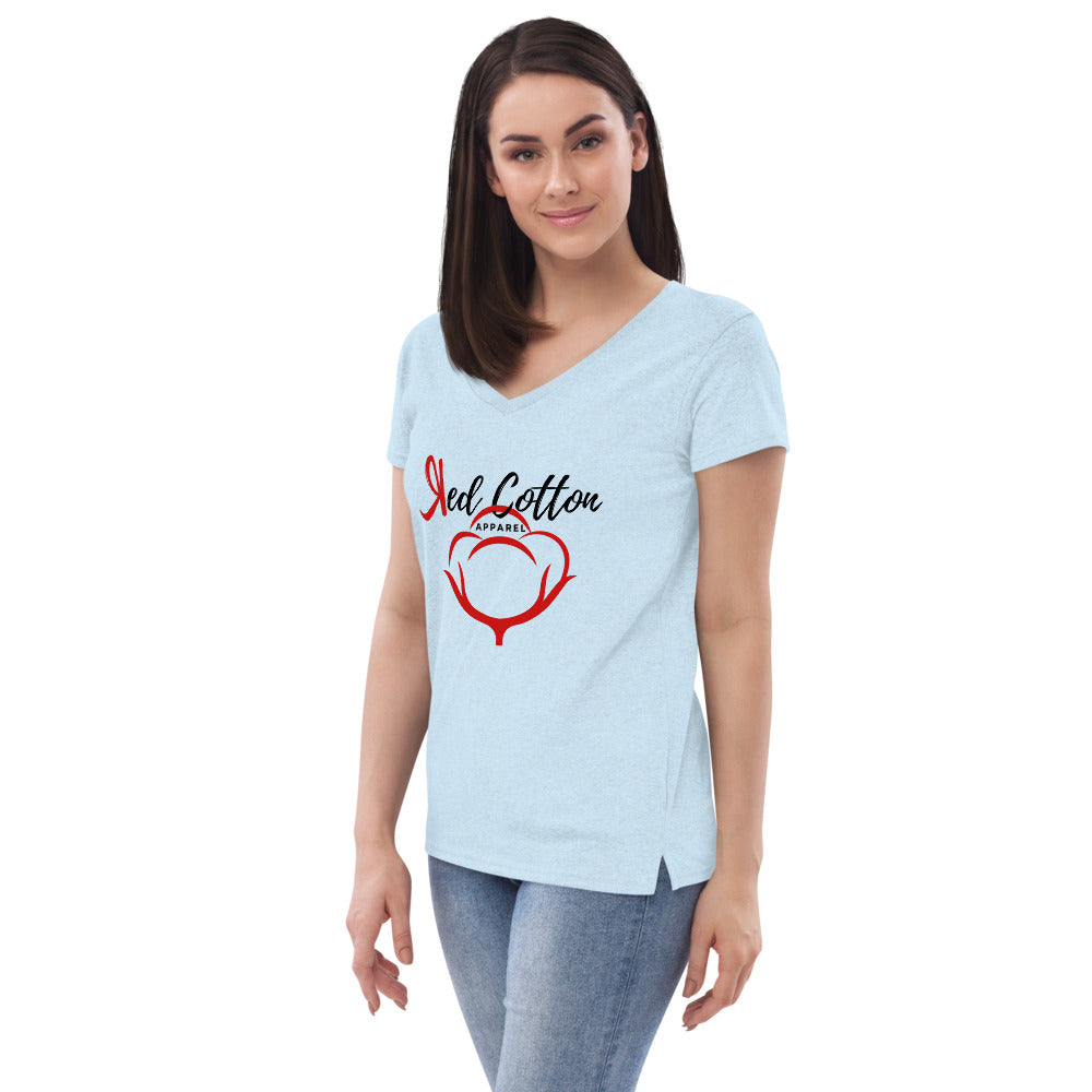 Red Cotton Apparel Women T-Shirt