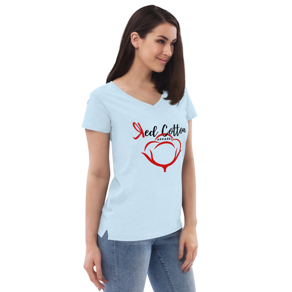 Red Cotton Apparel Women T-Shirt