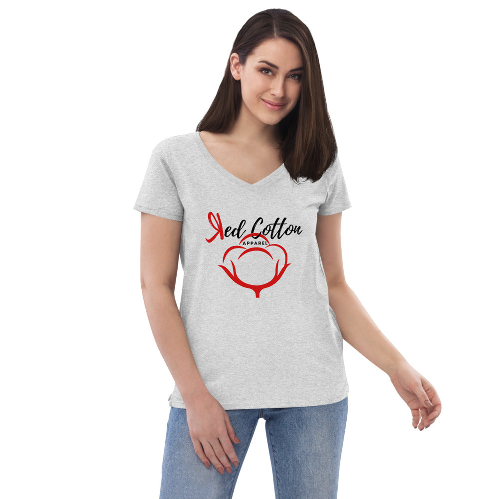 Red Cotton Apparel Women T-Shirt