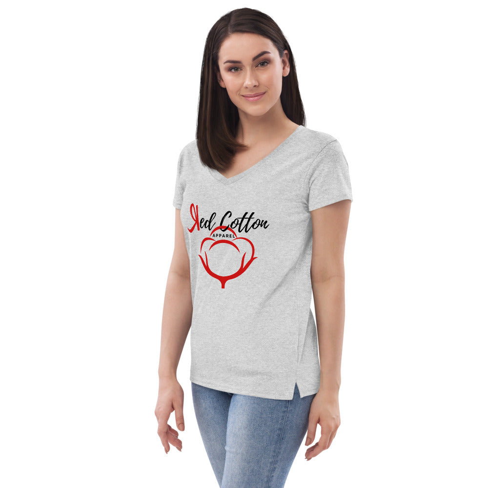 Red Cotton Apparel Women T-Shirt