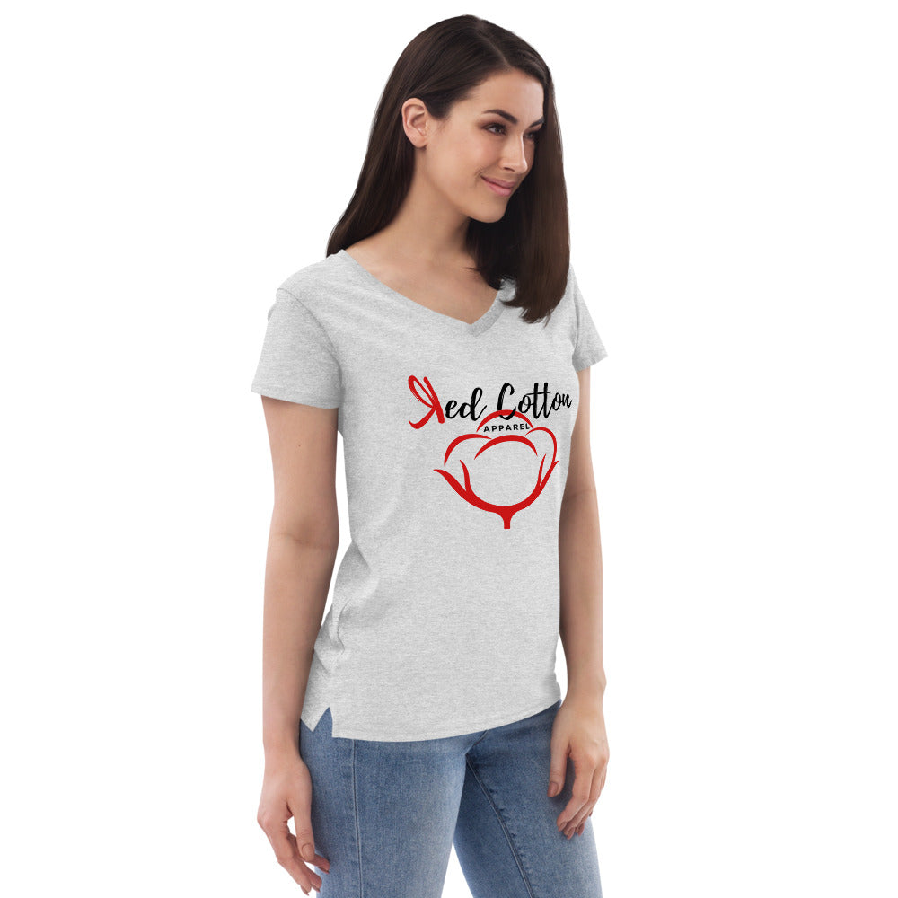 Red Cotton Apparel Women T-Shirt